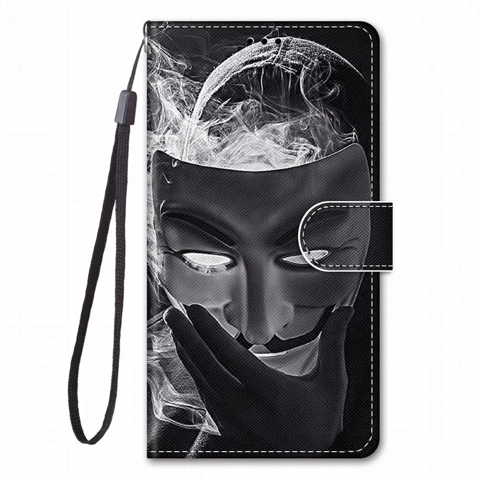 Smoke Mask Милые кожаные чехлы для телефонов, чехол для Motorola Moto E4 Plus E5 G6 Play G7 Play G7 power Rose Wallet, чехол с Откидывающейся Крышкой в виде башни неба, Fundas D08F - Color: Smoke Mask