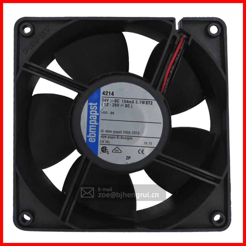 

Germany ebmpapst 4214 12cm 24VDC 12038 120*120*38mm 4.3W Silence Axial Cooling Fan