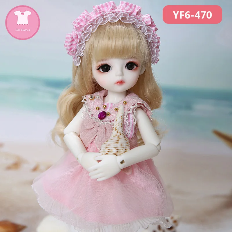 Красивая кукла BJD SD одежда шляпа 1/6 милые розовые джинсы для принцессы платье тела