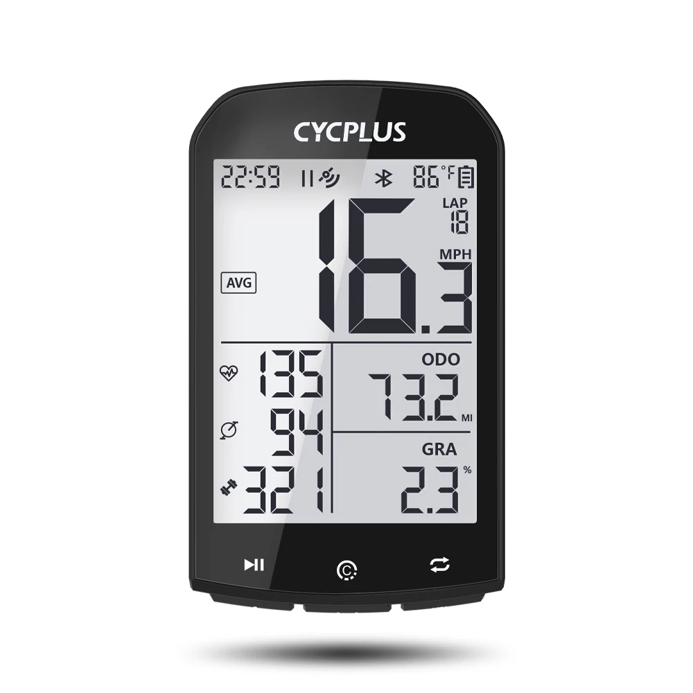 Велосипедный компьютер CYCPLUS M1 GPS беспроводной спидометр Bluetooth 4 0 ANT + одометр