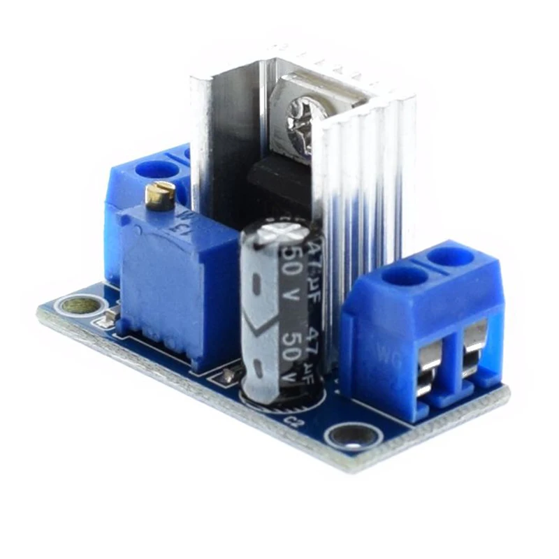 

LM317 DC-DC 1.5A 1,2-37V регулируемая плата источника питания DC преобразователь понижающий модуль Регулируемый Линейный регулятор напряжения