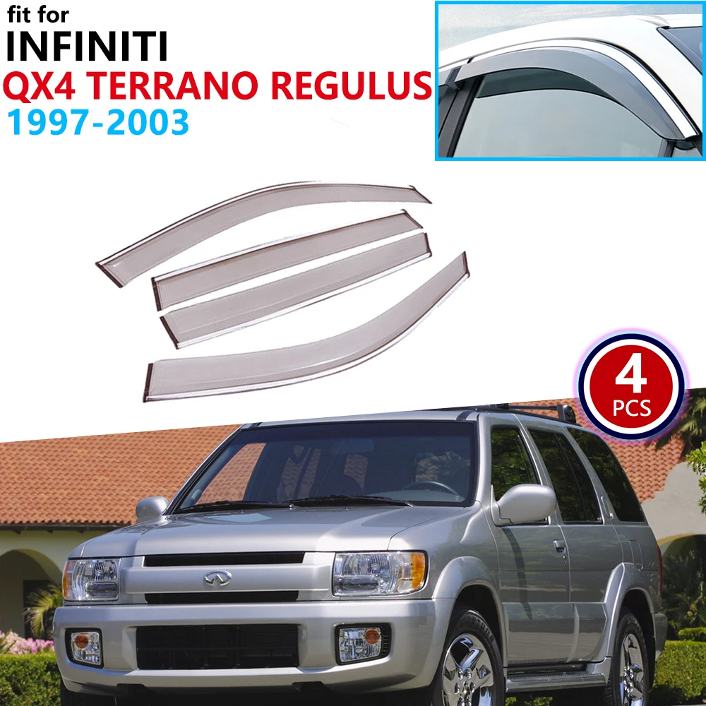 Для Infiniti QX4 Nissan Terrano Regulus 1997 1998 1999 2000 2001 2002 2003 R50 оконный козырек Vent тенты Дождь