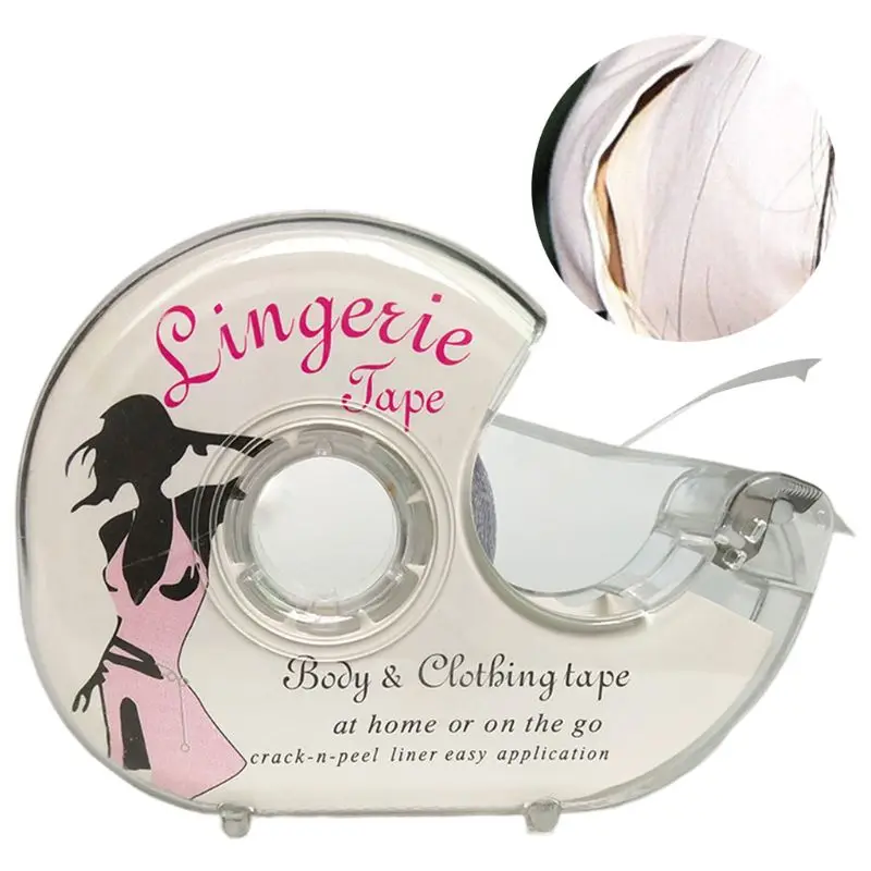 

3 Meters Double Sided Body Tape Self-Adhesive Bra Clothes Dress Shirt Secret Lingerie Sticky With Dispenser Safe Accessories