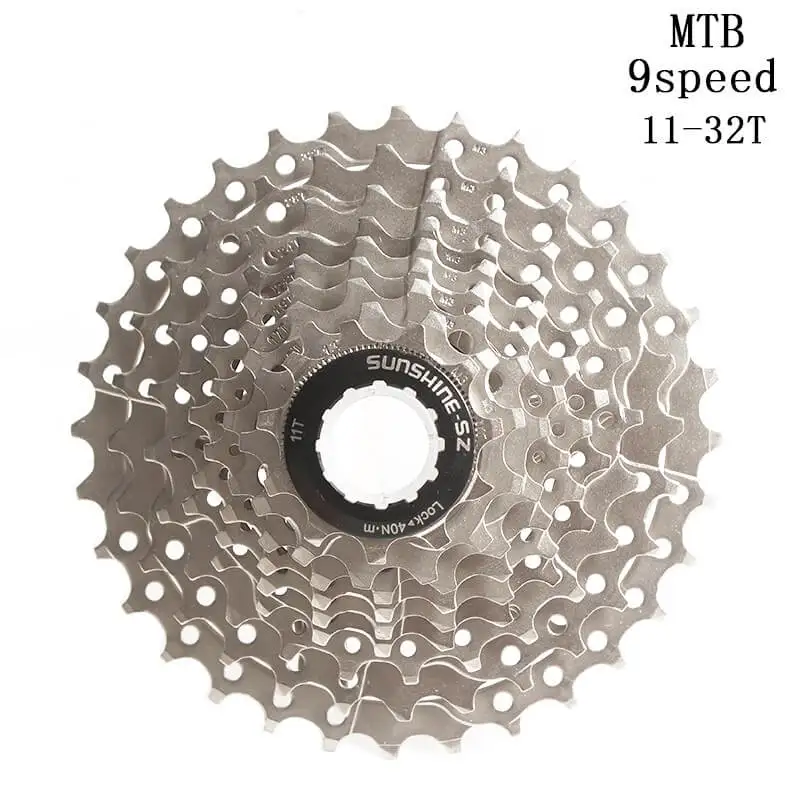 

SUNSHINE-SZ 9 Speed 11-32T MTB Mountain Bike Cassette 9s 18s 27s 32t Freewheel Bicycle Flywheel for parts M370 M430 M4000 M590