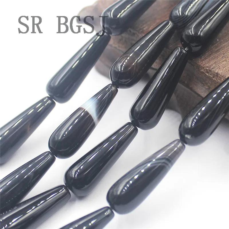 Бесплатная доставка Модные 10x30 мм каплевидные бусины из натурального камня в