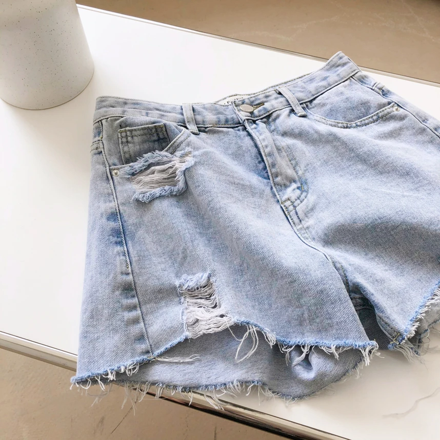 Светильник синие джинсы женские 2020 новые летние универсальные высокая талия