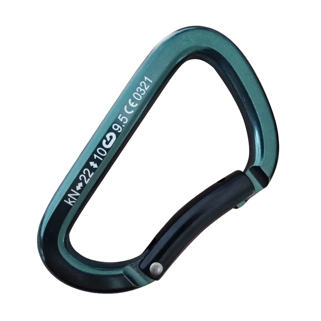 

22KN Lightweight Durable Aluminum Rock Climbing Rappelling Carabiner Hook Climbing Accessories