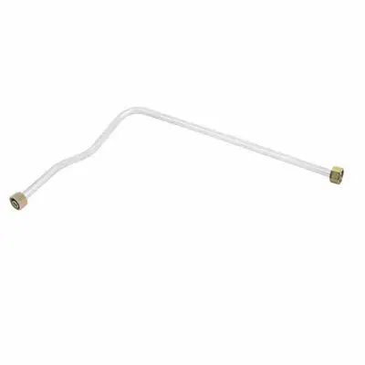 530 длина алюминиевый воздушный компрессор выхлопная труба Замена Серебряный тон