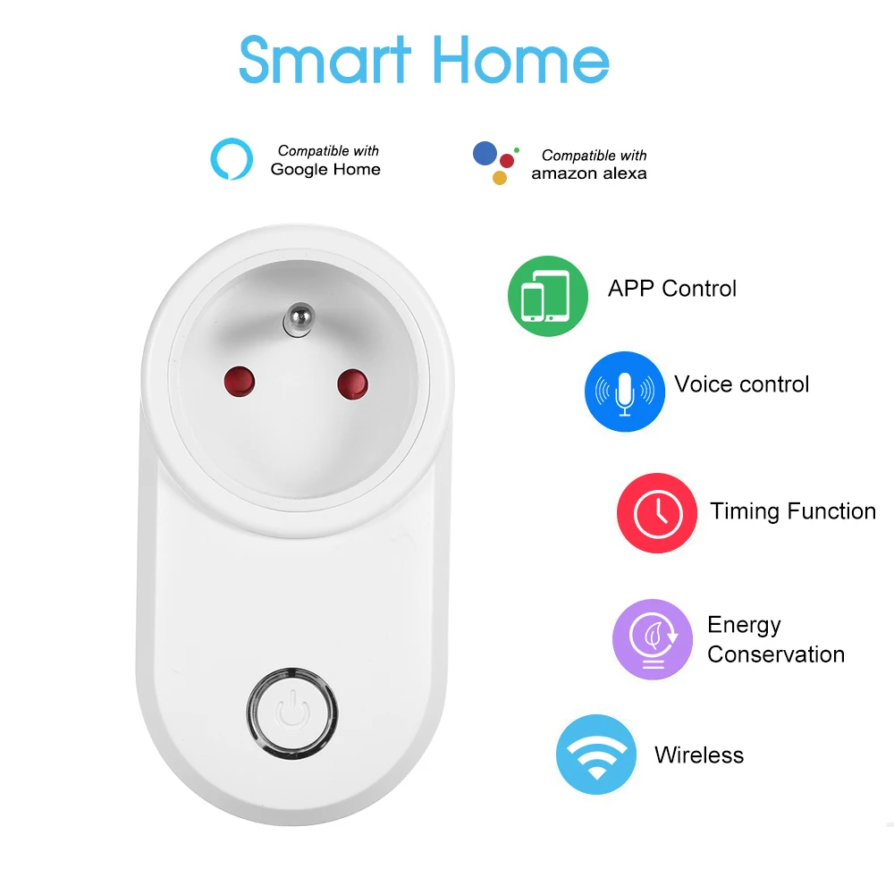 Умная мини розетка для умного дома голосовое управление Amazon Echo Google Home IFTTT Elf