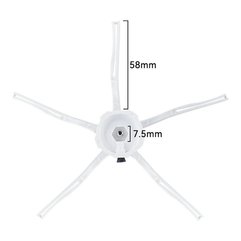 Запасная боковая щетка для Xiaomi Mijia Roborock S501/S511/S5 Max/S6/S6Pure/S4/E4/E35/E2 | Бытовая техника