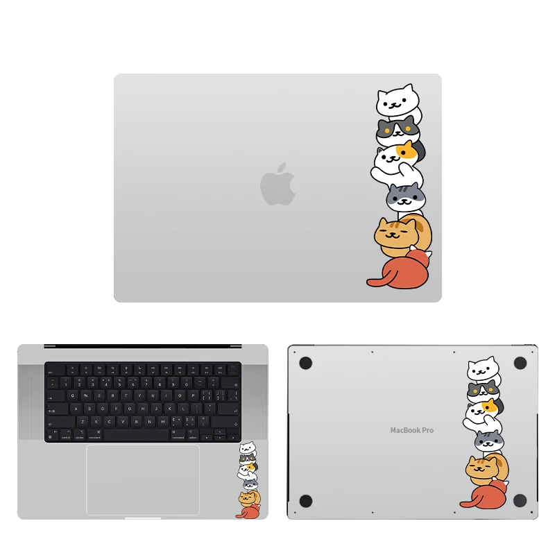 Мультяшная наклейка для нового Macbook pro14 M1 A2442 защитный чехол ноутбука виниловые