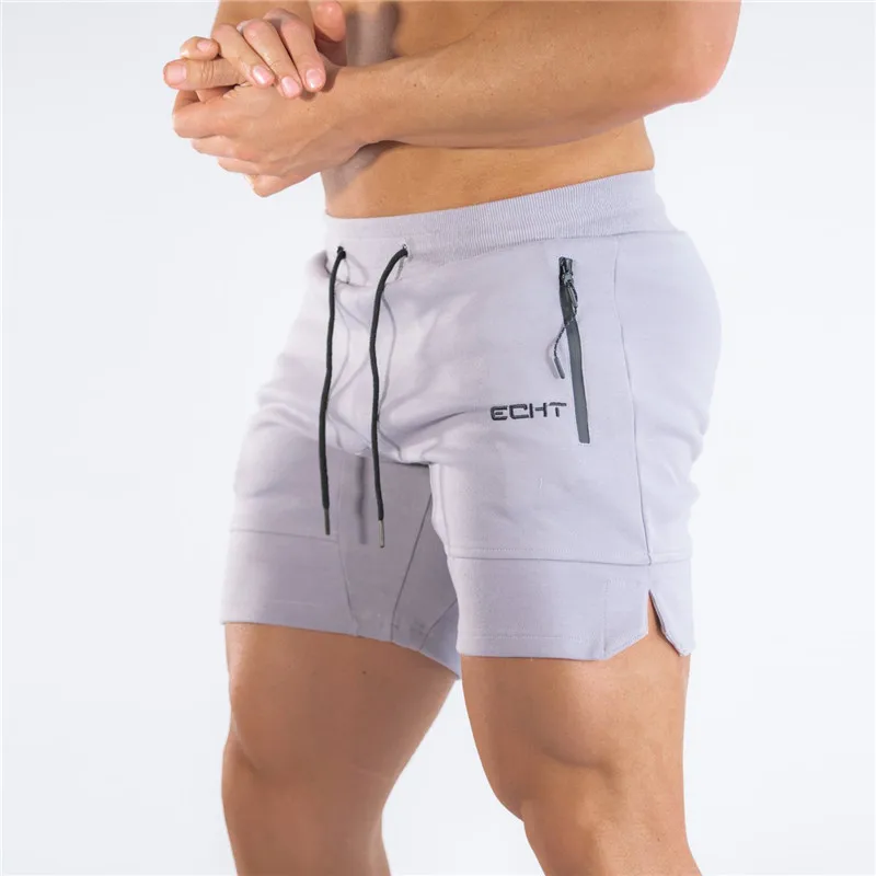 

2021 New men Zip pocket Fitness Gyms Shorts Mens Summer Running Short Pants Male Jogger Workout Beach sport shorts men