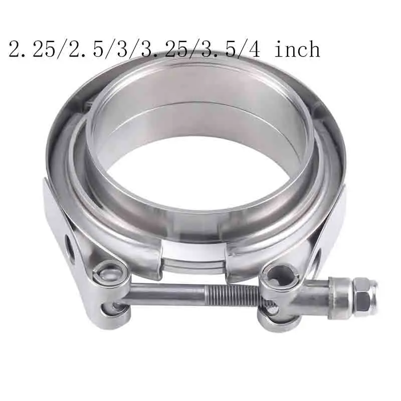 

2.25/2.5/3/3.25/3.5/4 inch Stainless Steel V-band Clamp Male Female Exhaust Flange Stainless Steel Vband Clamps