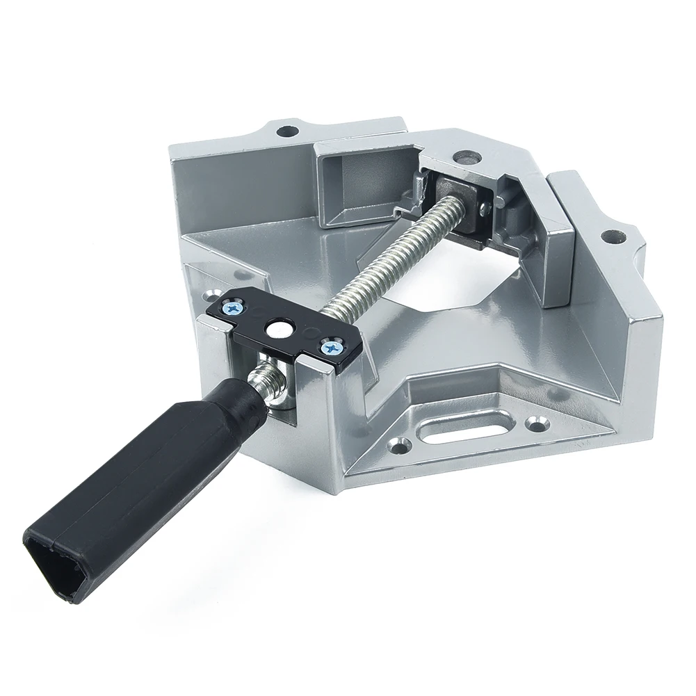 

1pc Right Angle Clamp Single Handle Aluminum Alloy Right Angle Clamp Angle Flat Pliers Corner Vice Clamp Metal Welding