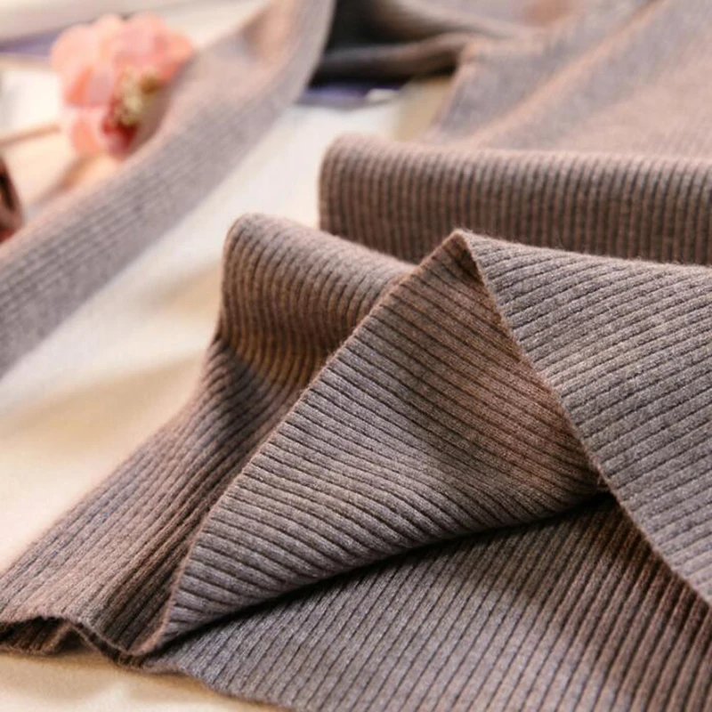 

EORUTCIZ Autumn Knitted Sweater Women Pullovers Turtleneck Slim Top Winter Casual Short Basic Sweater LM555