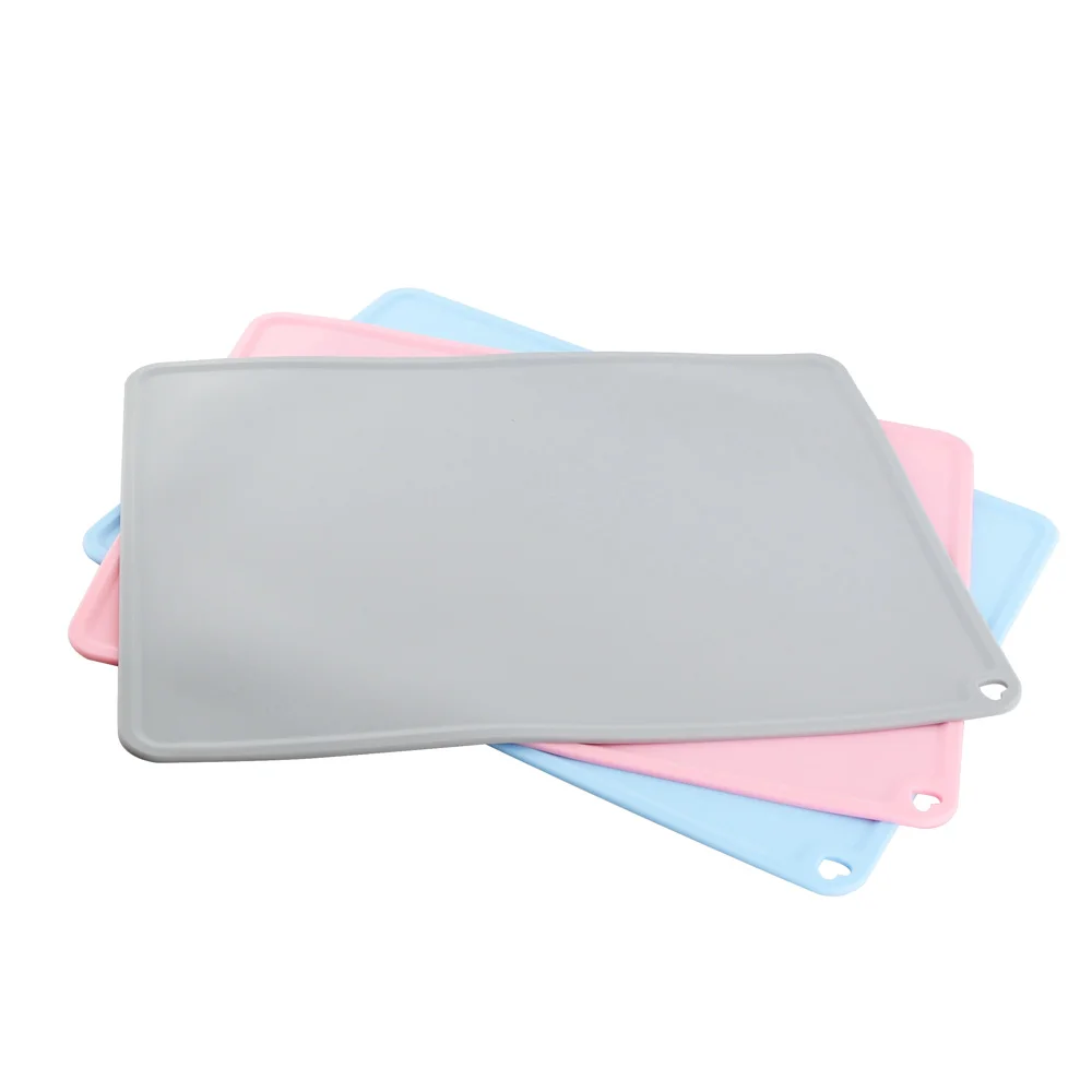 

Silicone Slap Mat 410*310mm Blue/ Gray/Pink Clean-up Or Resin Transfer To Protect Work Surface For DLP SLA 3D Printer Parts
