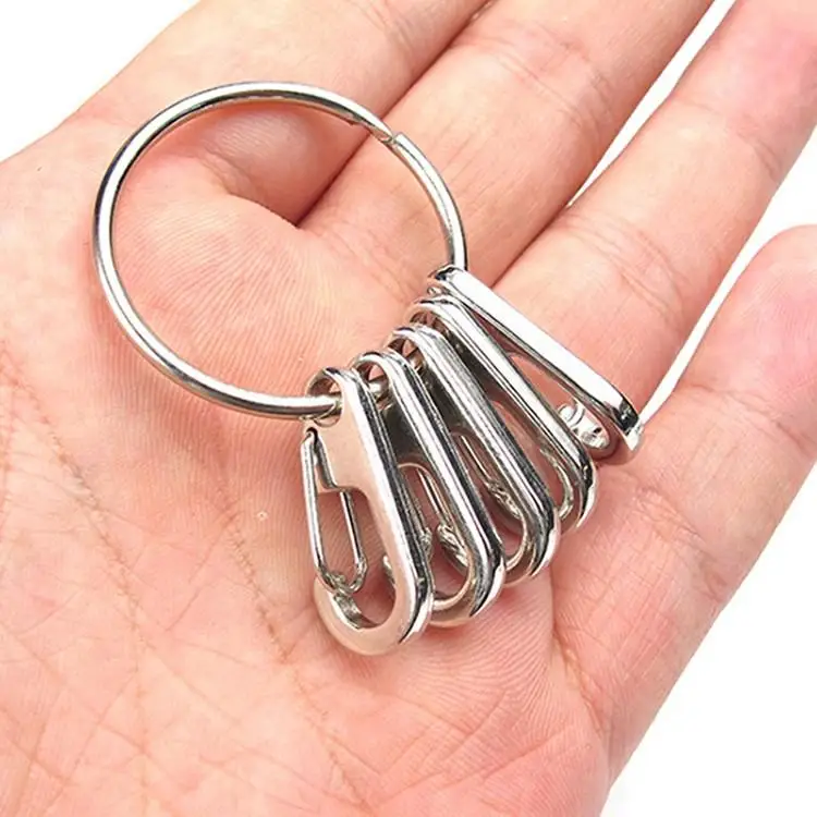 

Key Rings Metal Blank Keyring Keychain Split Ring Keyfob Key Holder Men Accessories Outdoor DIY Key Rings Women Chains F3M2