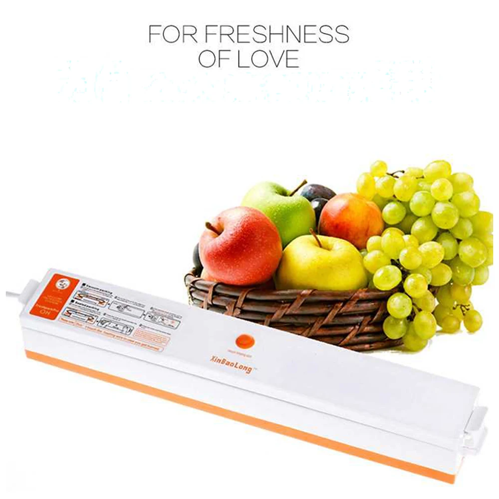 

Square sealing machine XinBaoLong QH-01 Electric Household Food Vacuum Sealer Automatic Machine household 220v