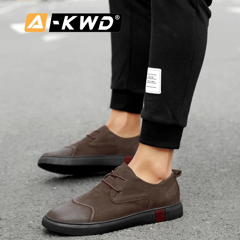Слипоны повседневные мужские туфли кожаные Mocasin Hombre/простая кожаная обувь на