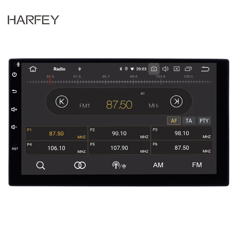 Harfey Android 9 0 GPS для универсального NISSAN TOYOTA YARIS RAV4 VIOS QASHQAI 4runner COROLLA VIZI CAMRY 4 + 64 ГБ