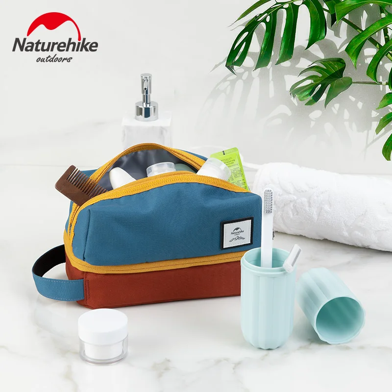 

Naturehike Ultralight Dry Wet Separation Washing Bag Outdoor Business Travel 4colors Cosmetic Bag Sundry Storage Bag 3.3L/4.5L