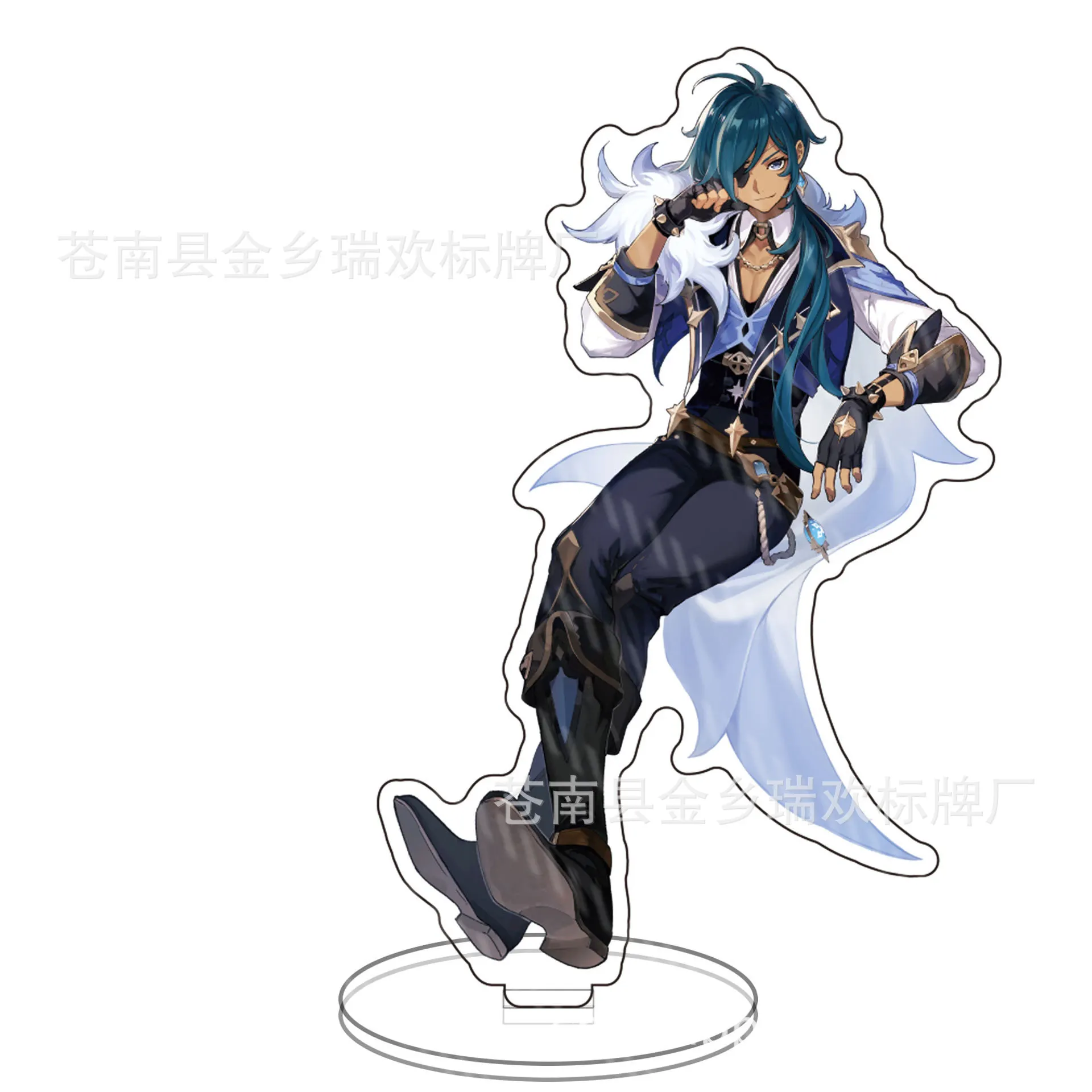 Anime Kaeya Alberich Figurine Hot Game Genshin Impact 2D Standing Figure Acrylic Stand Model Plate Desk Decor Drop Ship |