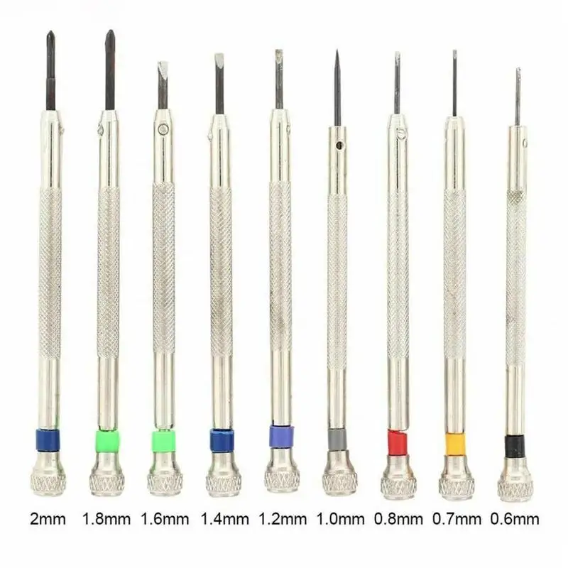 

1set Watch Repair Tools Sliver Color Precision Screwdriver Watch Watchmaker Tool Repair Set Kit Repair Clock For Watch L9L7