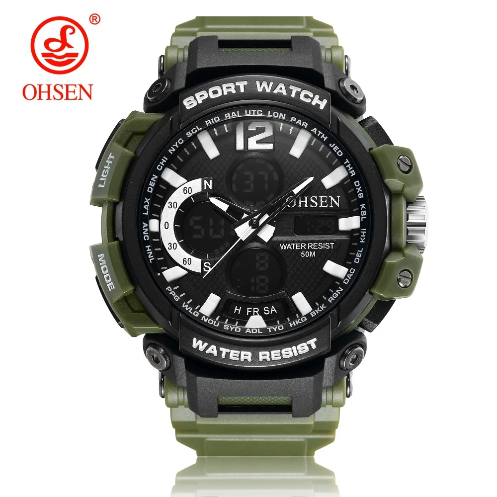 Ohsen Многофункциональный Круглый Силиконовый светодиодный фонарь с подсветкой