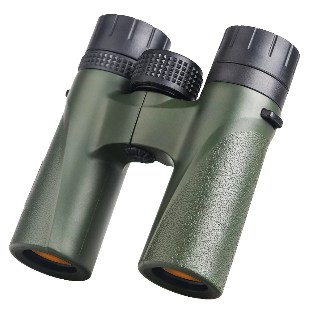BIJIA 12x27 Binocular Hunting Birdwatching Telescope Professional Bak4 Prism Binoculars with Neck Strap Carry Bag