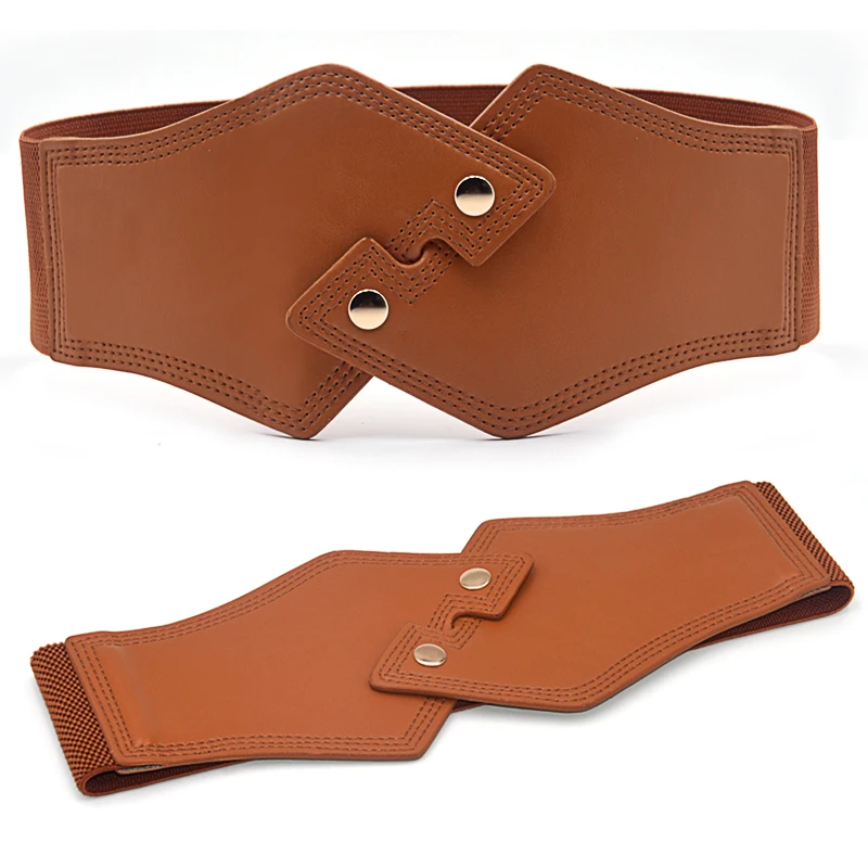 

Elastic Nylon Wide Corset Belt,Strap Brown Red Black,Ladies Dress Belt,Women Waist Belt For 2021 New Designer T-shirt Down Coat