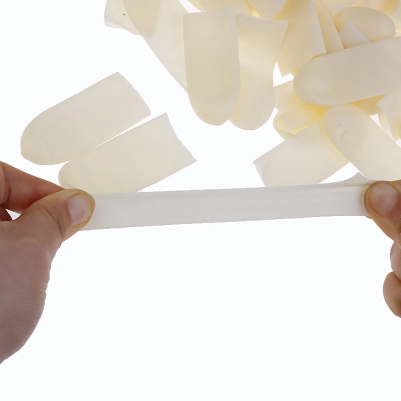 

100pcs Multifunctional Fingertips Gloves Latex Rubber Finger Covers Protective Antislip Anti-static Protector