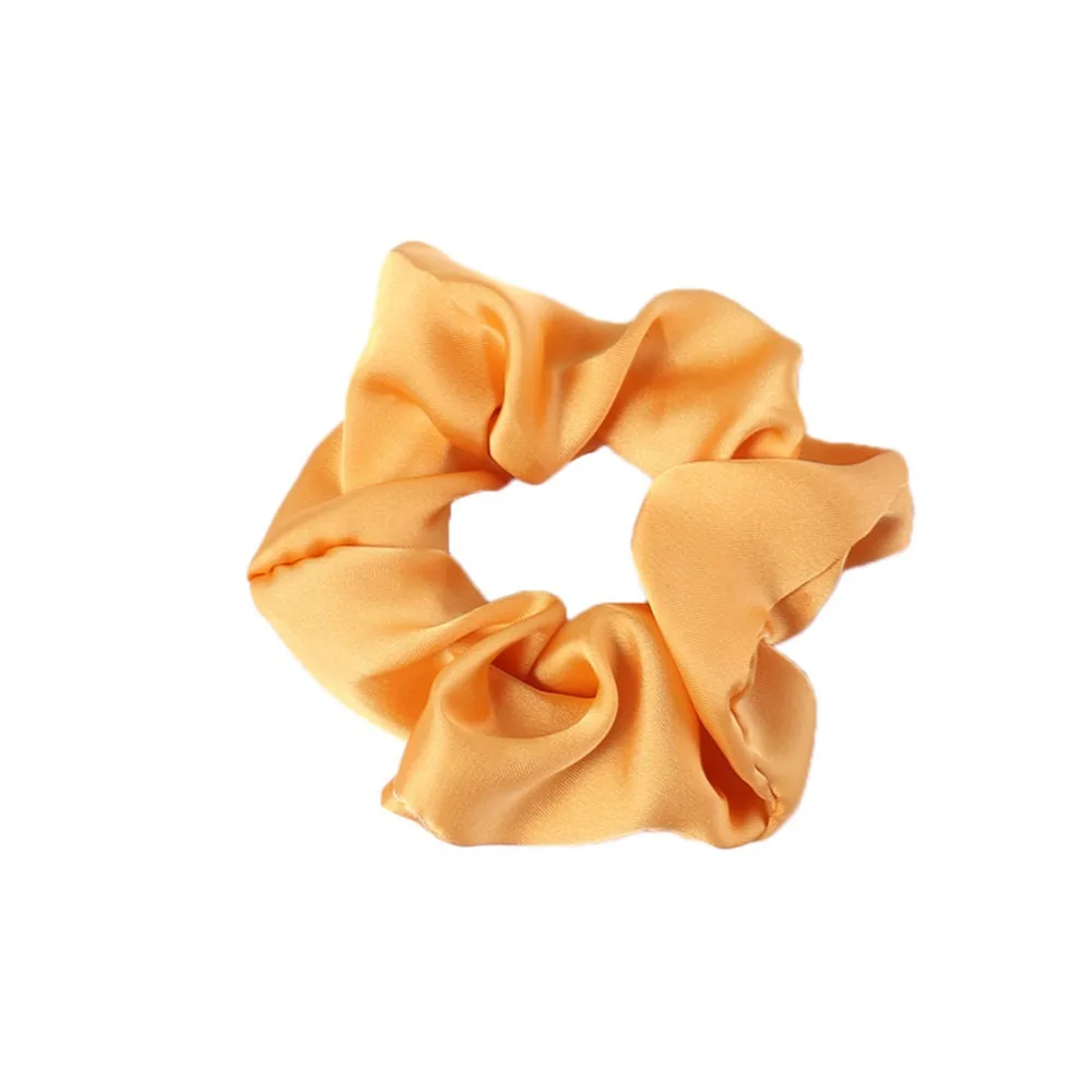 Женские резинки для волос Однотонные фиксации хвостиков в Корейском стиле