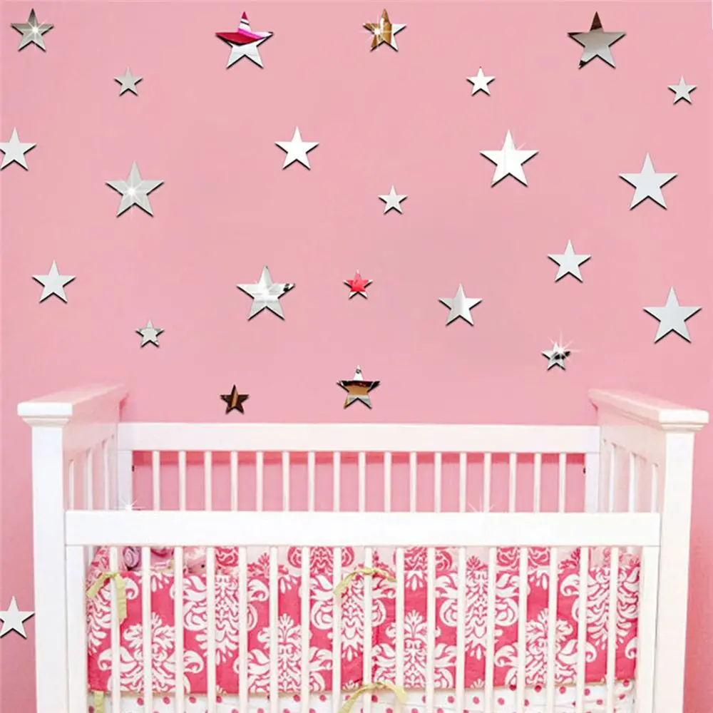 3D акриловые настенные наклейки съемные детские на стену Офисная наклейка