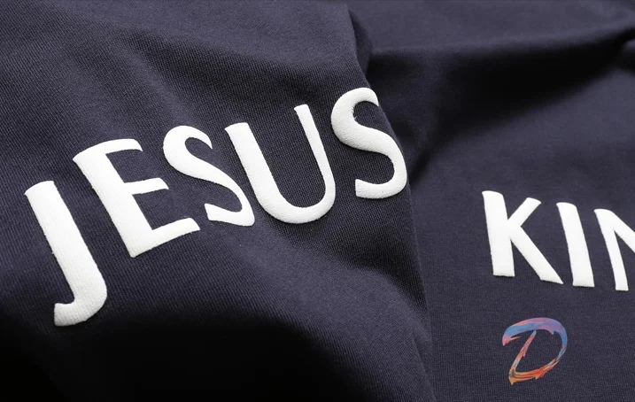 

Oversized Kanye West T-shirt Three Gods Foam Printing Tshirts Men's Women's T Shirt Kanye Loose High Collar Hip-hop Half Sleeve