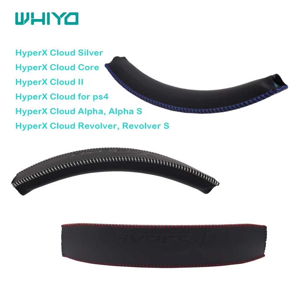 

Whiyo Replacement Bumper for HyperX Cloud Silver, Core, II, for ps4, Alpha, Alpha S, Revolver, Revolver S Headset Parts Headband