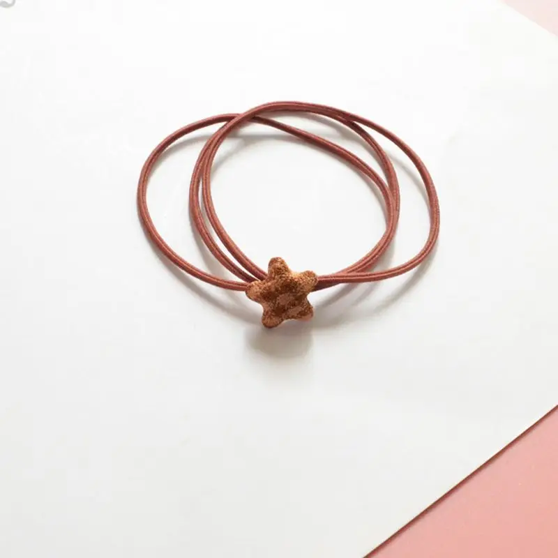 Dark red 1 комплект, новинка, шикарное простое нейлоновое кольцо для волос, высокая эластичность, без шва, конский хвост, веревка для волос, винтажная эластичная резиновая веревка, головной убор - Цвет: Dark red