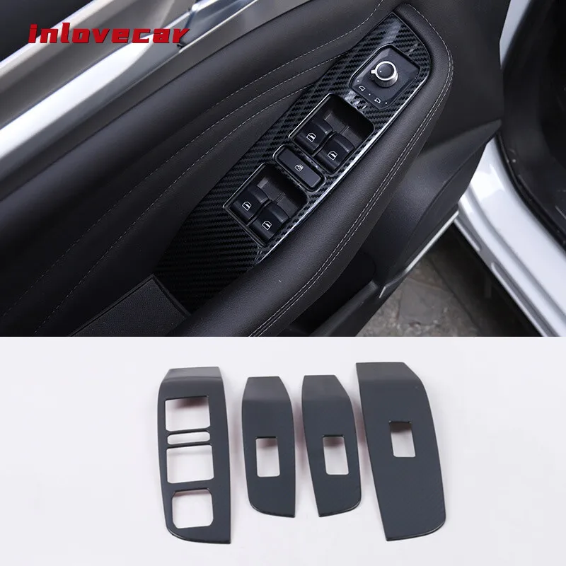 

Car Window Switch Panel Trims Stainless Decorative Interior Parts Frame Mouldings Auto Accessories for Haval F7 F7X 2018 2019