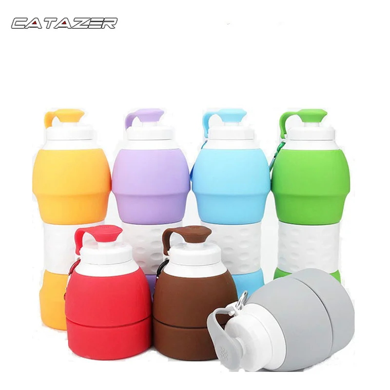 

Складная Силиконовая бутылка для воды, 580 мл