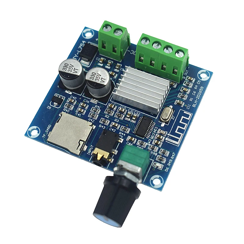 2*20 Вт Bluetooth 5 0 цифровой аудио усилитель мощности HiFi стерео двухканальный Класс D