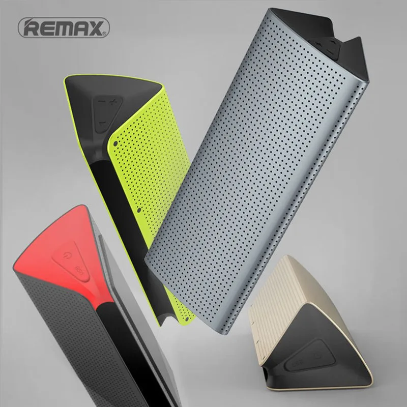 Стильная bluetooth-Колонка REMAX M7 с алюминиевым металлическим корпусом 2 двухканальная
