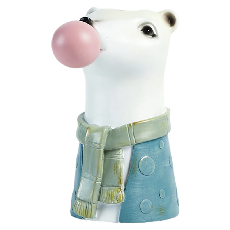 

Creative Cute Animal VaseSucculent Plants Flower Planter Plant Pot Vases Basket Cartoon Zebra Panda Giraffe Head For Home Decor