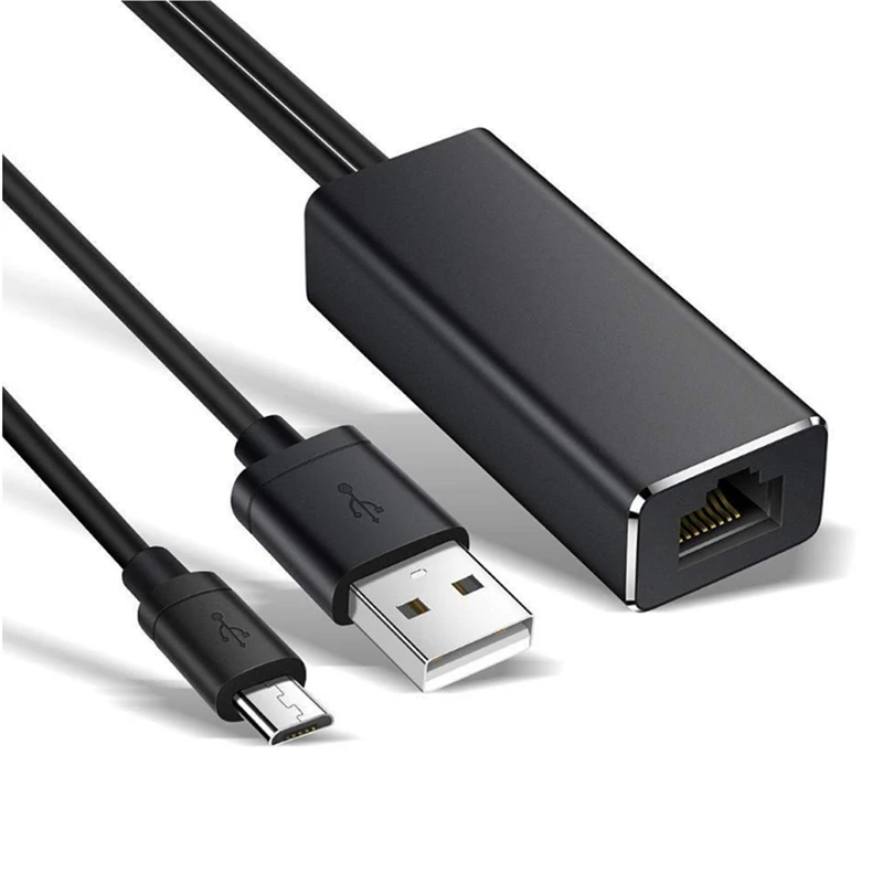 Ethernet адаптеры-конвертеры Micro USB к RJ45 10/100 Мбит/с сетевая карта LAN для пожарного ТВ и