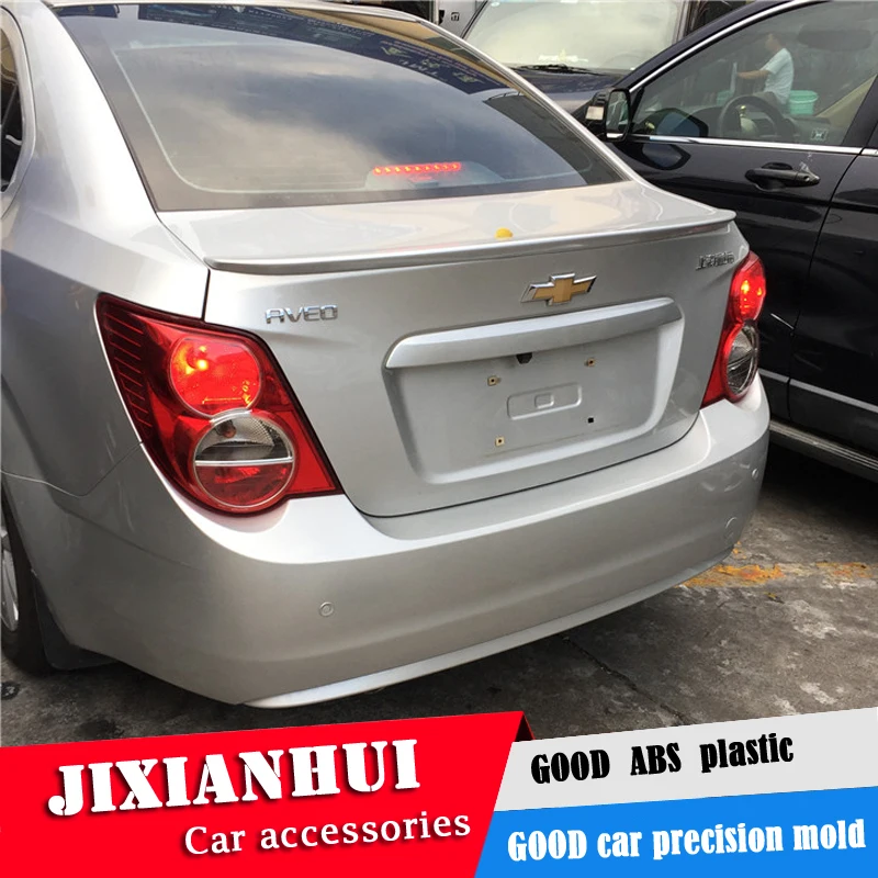 Спойлер для Aveo 2011 2014 Chevrolet YWK спойлер из АБС пластика цвет заднего крыла