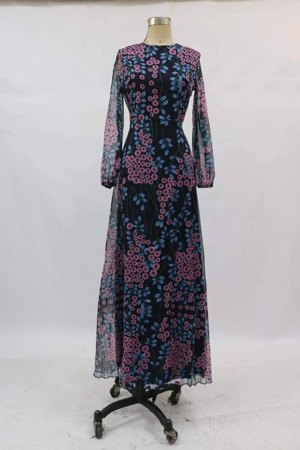 

Contrast Printed High Fashion Sweet Women Long Boho Beach Dresses 2021 Stylish Party Style High-End Casual Lady Dress Streetwear