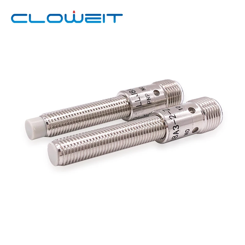 Cloweit IP65 M8 Inductance Proximity Sensor NPN PNP DC10-30V 4pin M12 Connector Cylindrical Metal Approach Switch LJ8A3 Serie |