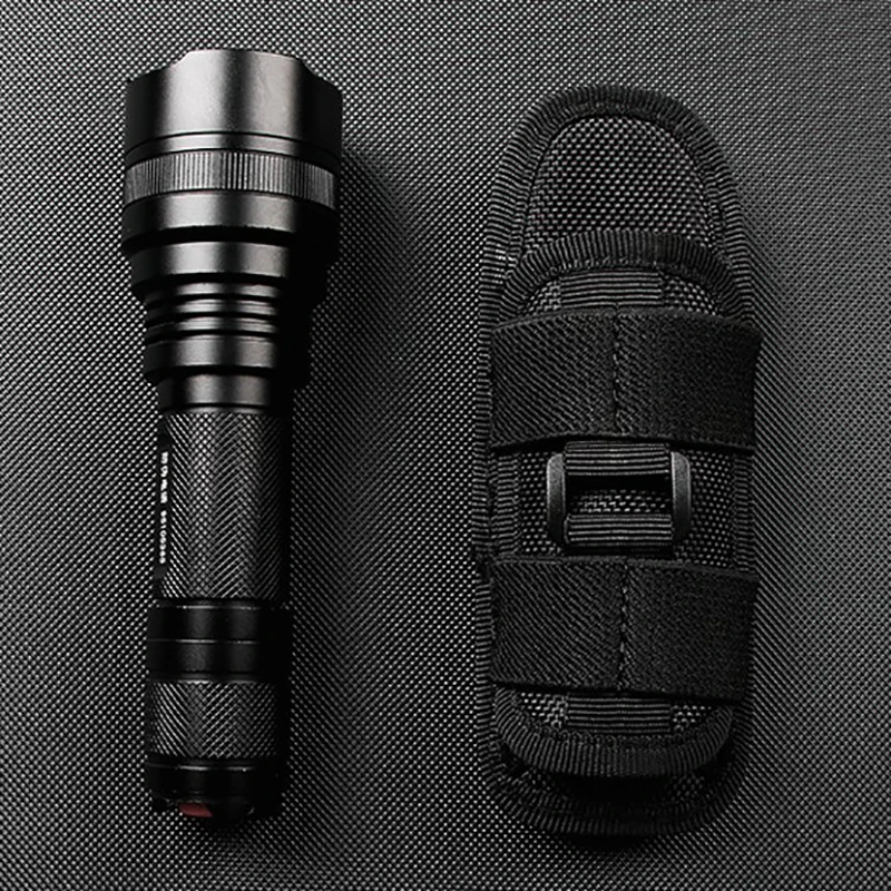 

Тактический чехол для фонарика с большой головкой и зажимом для UF700L/C8/501D HUGSBY S3Torch