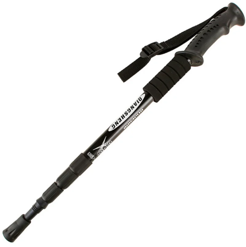 

Outdoor Aluminum Alloy Climbing Stick, Walking Stick, Crutch for the Elderly, Straight Handle