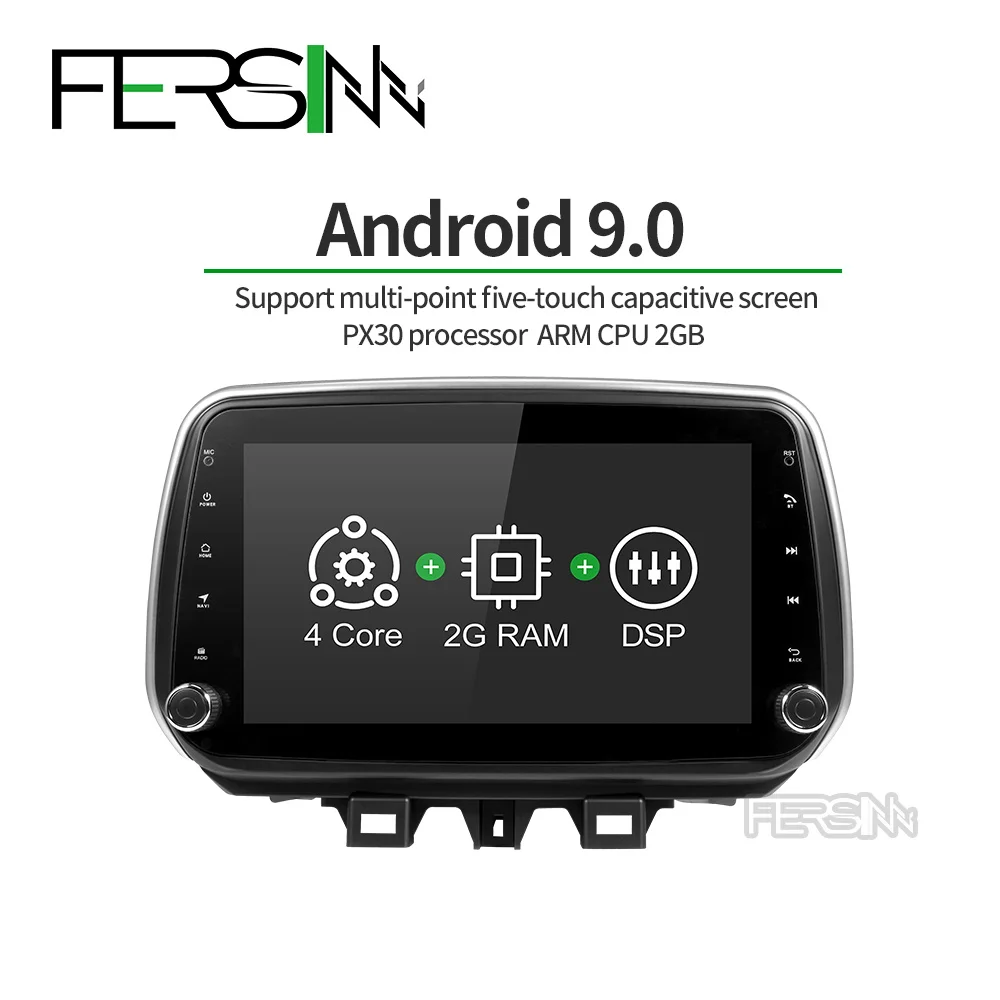 Fersinny CXTS1060 android 9 0 PX30 автомобильный dvd gps плеер для Tucson ix35 навигатор raido Видео Аудио
