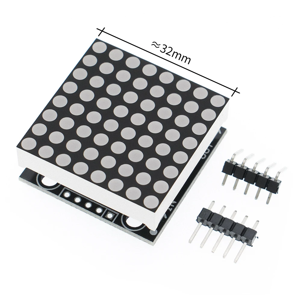 Модуль точечной матрицы MAX7219 комплект для самостоятельной сборки модуль