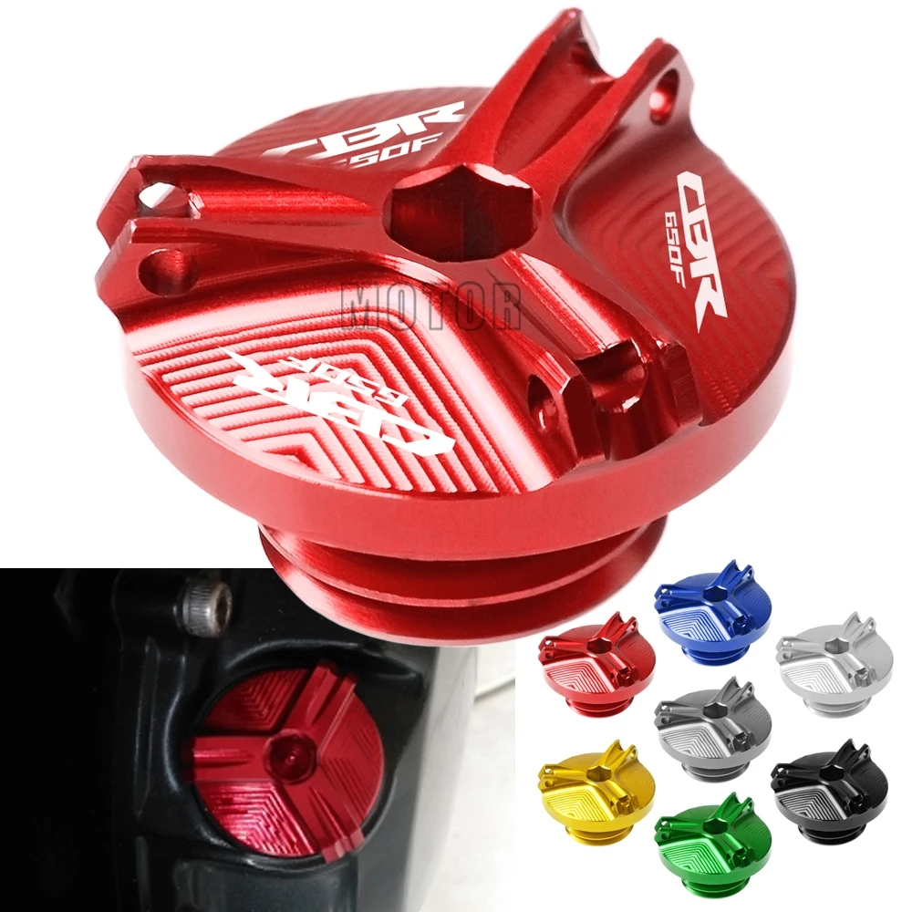 

For Honda CBR650F CB650F 2014-2018 2015 2016 2017 CBR650 CBR 650 F 650F Motorcycle Engine Oil Cup Cover Oil Filler Fill Cap Plug
